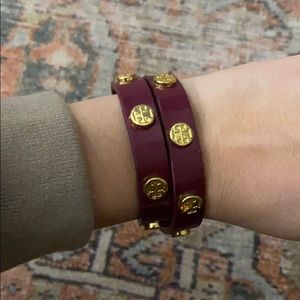 Tory Burch Double Wrap Logo Bracelet